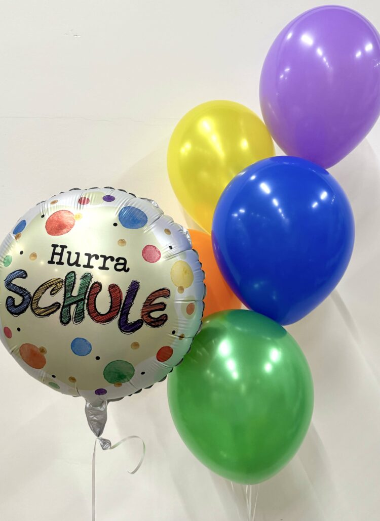 Folienballon Schule Hurra Schule