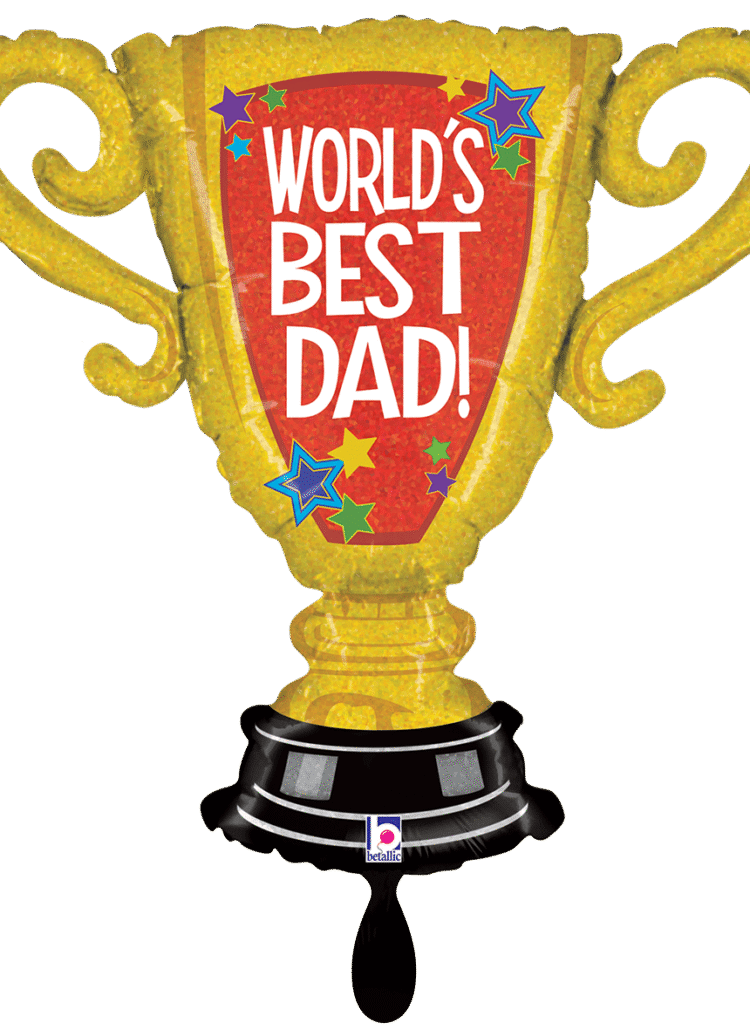 Familienballons Hoffmanns Ballonshop Folienballon World Best Dad
