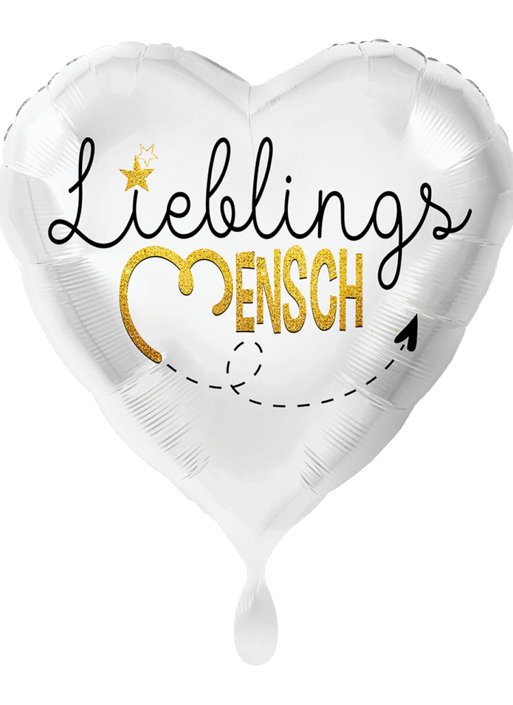 Familienballons Hoffmanns Ballonshop Folienballon Lieblingsmensch