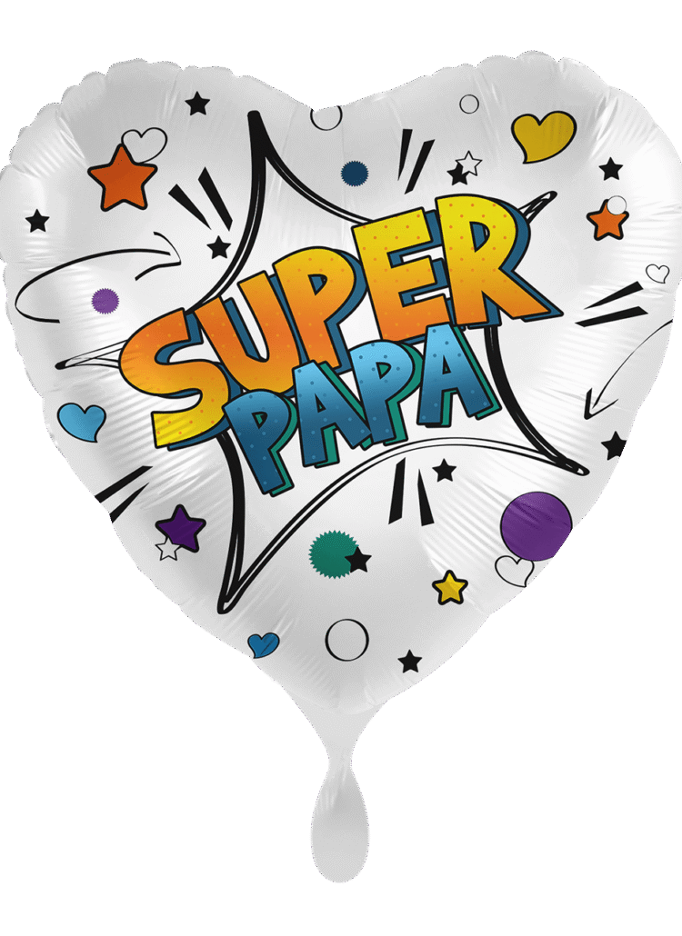 Familienballons Hoffmanns Ballonshop Folienballon Super Papa