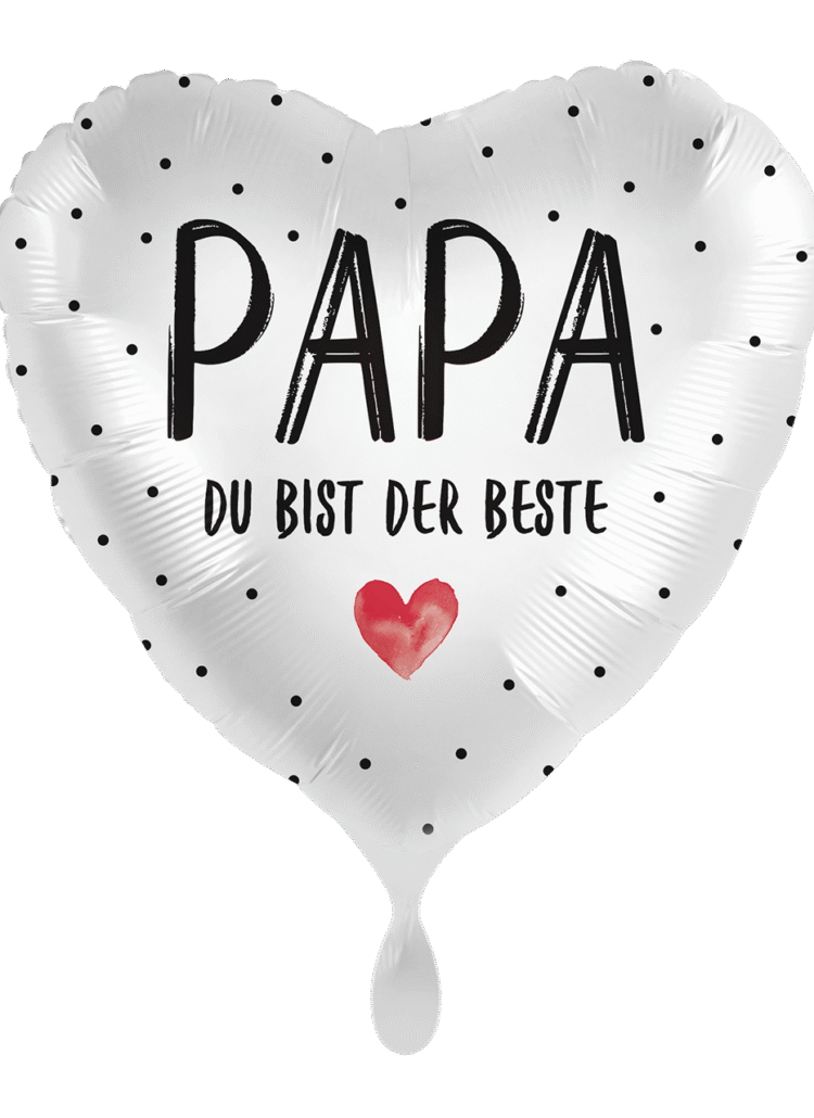 Familienballons Hoffmanns Ballonshop Folienballon Papa Du bist der Beste