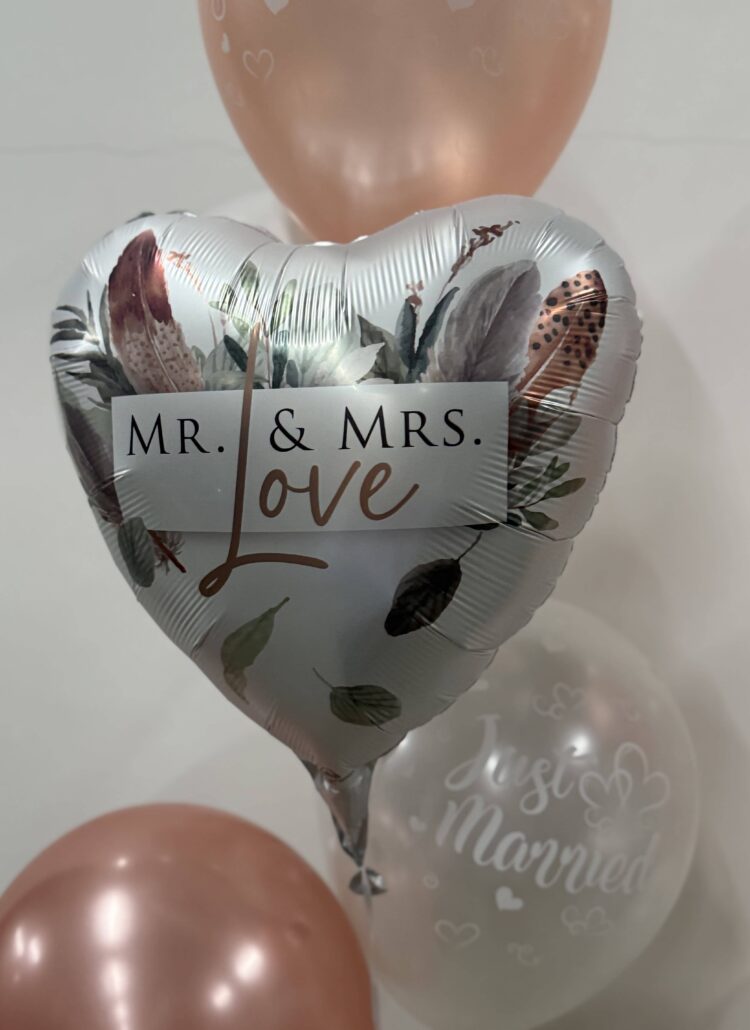 Mr & Mrs Love Hochzeitsballon