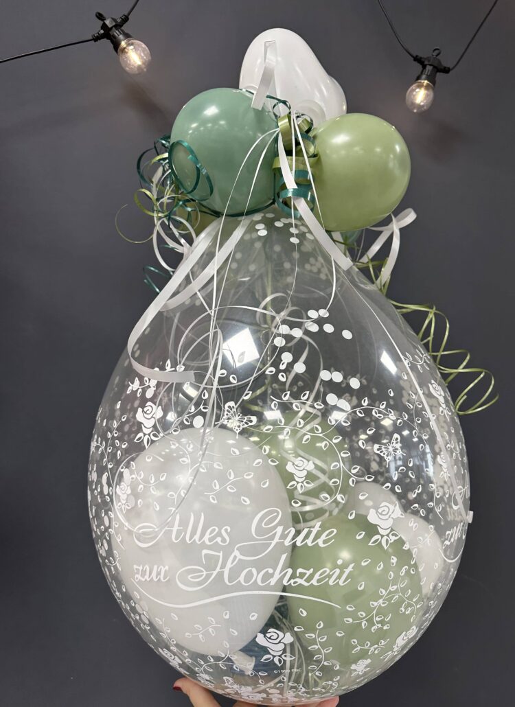 Alles Gute zur Hochzeit Geschenkballon