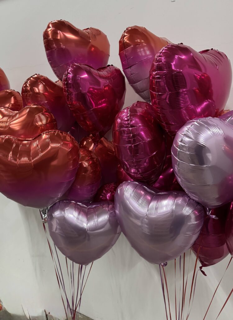 Valentinstag Liebe Ballon Herzen viele