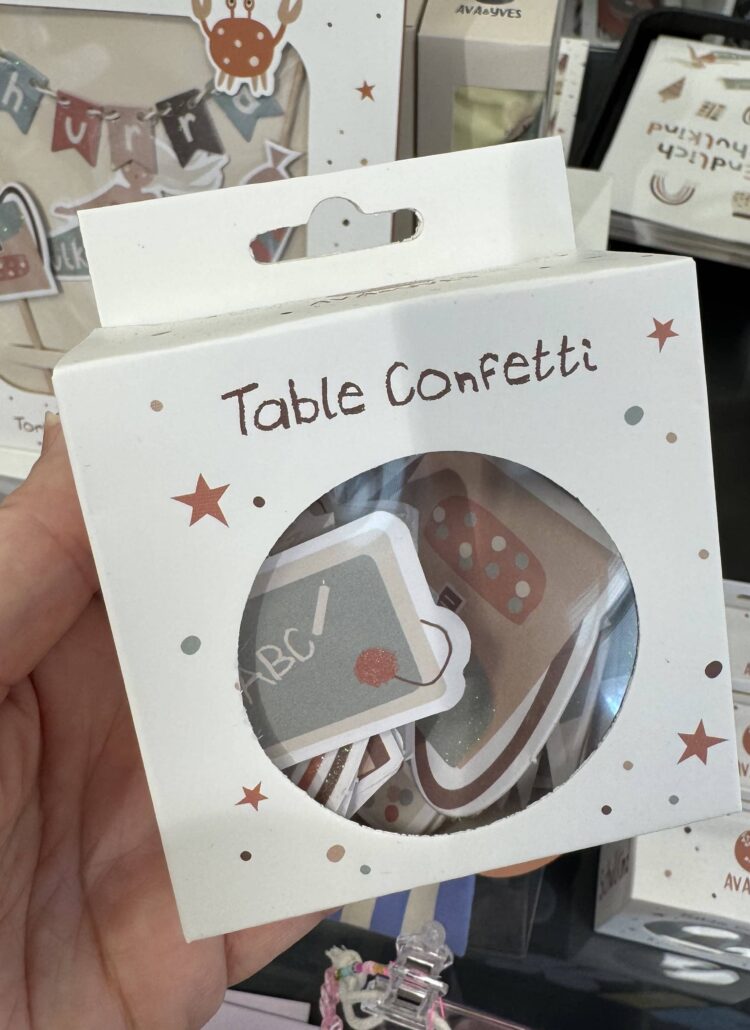  Dekoration Schulanfang Konfetti
