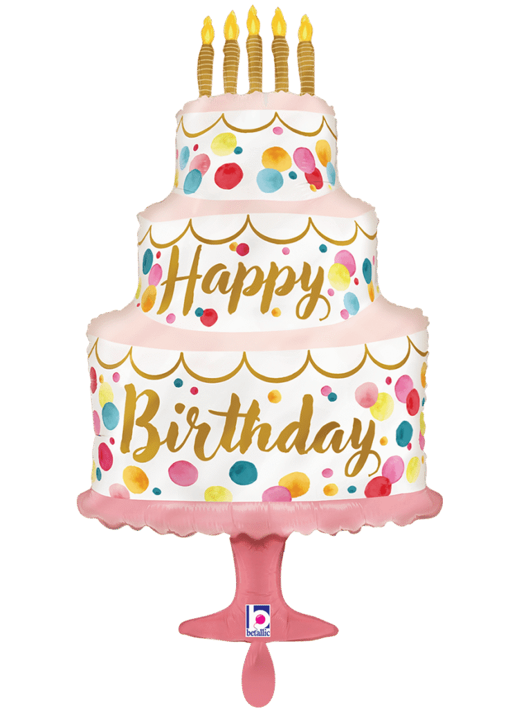 Happy Birthday Geburtstagsballon Torte