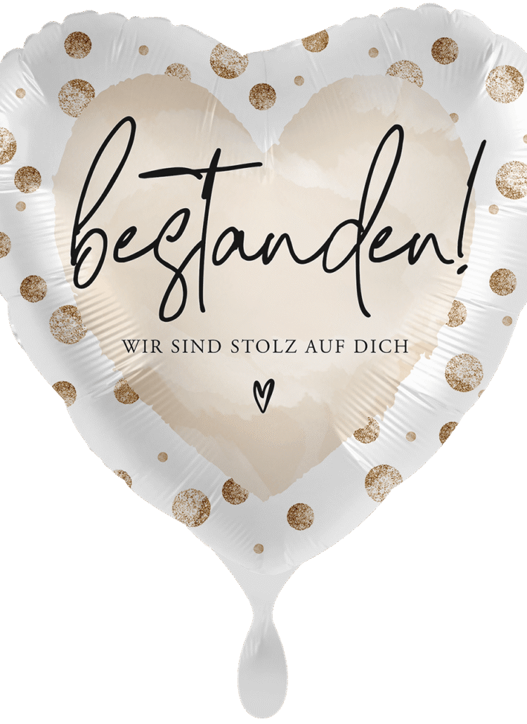 Folienballon Schule Bestanden Wir sind stolz auf Dich